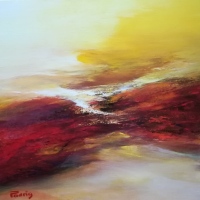 Soleil couchant 60x60