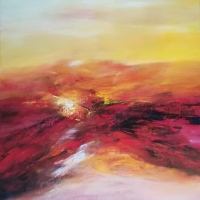 Jaune vaporeux 73x60