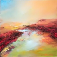 Reflets bleus 60x60